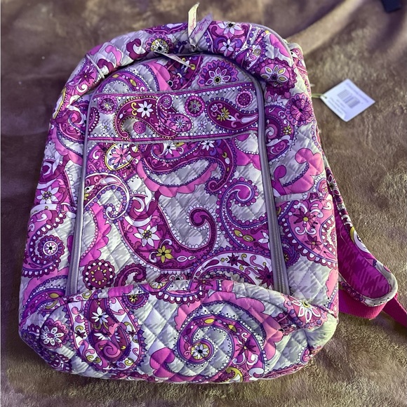 Vera Bradley Handbags - Vera Bradley Paisley Meets Plaid Backpack - One Size